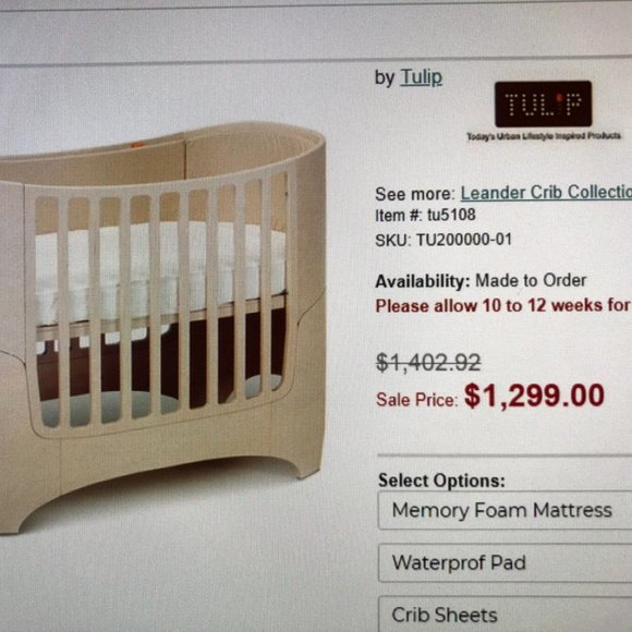 LEANDER 4-1 Convertible Crib (Perfect Condition) - Picture 5 of 5